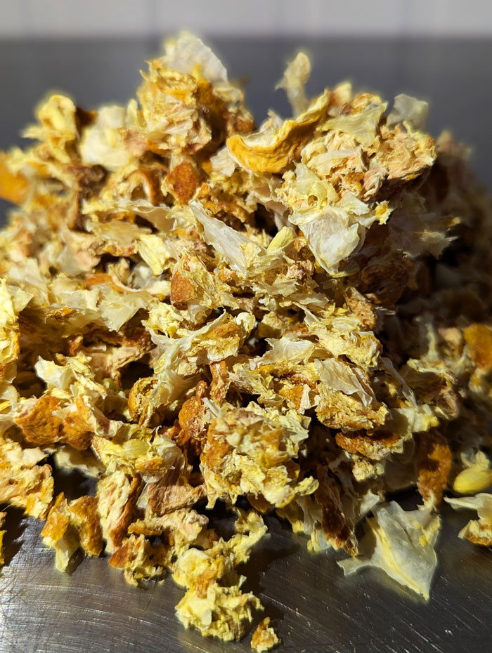 Citron biologique morceaux