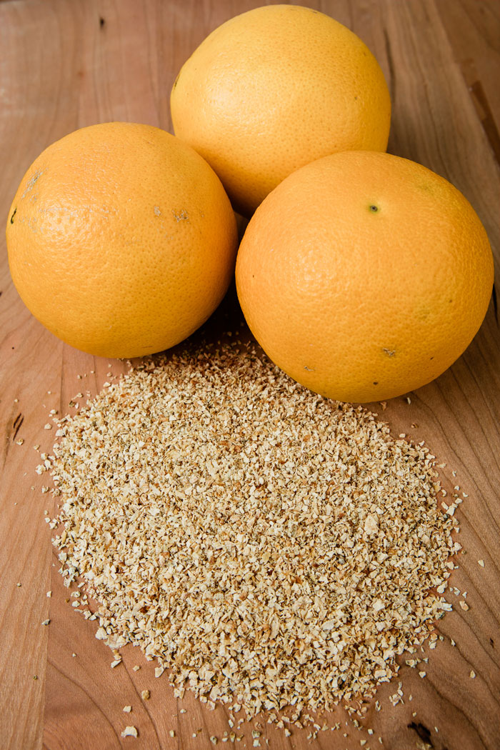 Orange biologique granules